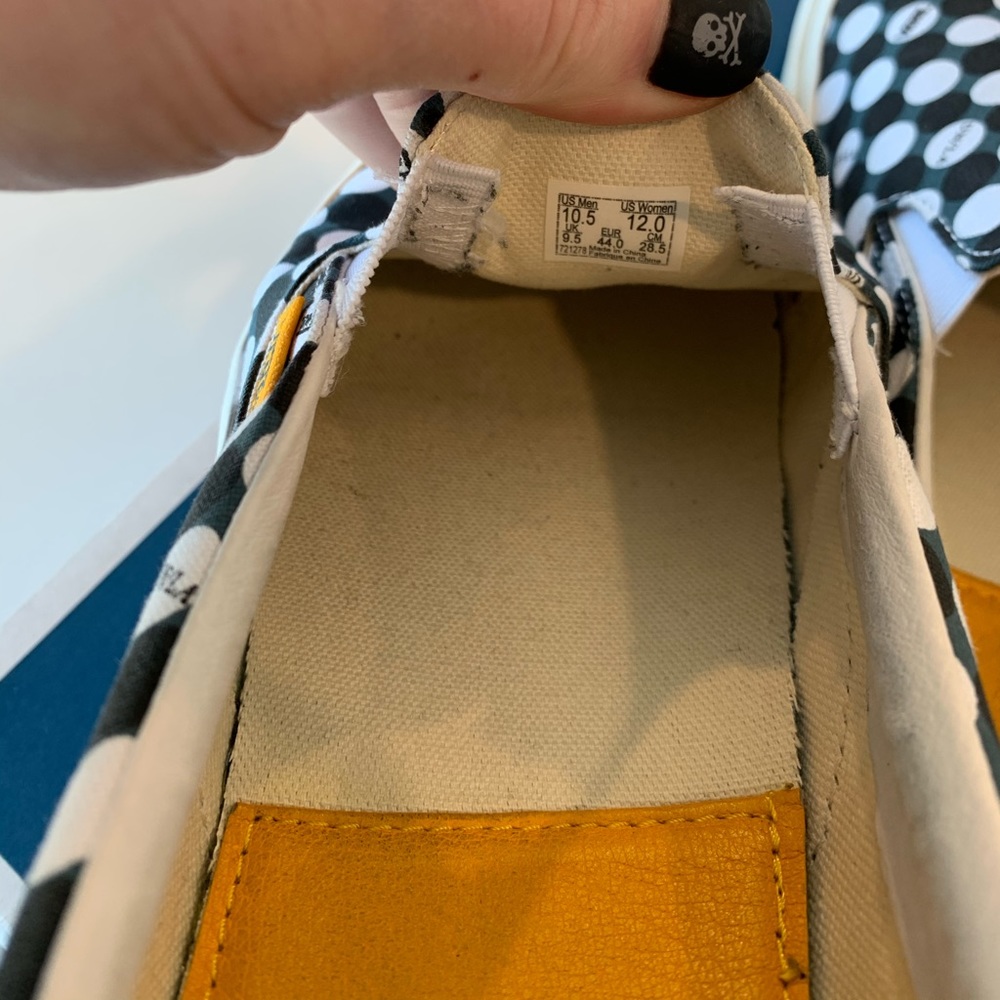 Union x Vans Slip on ‘Dots’ Atlantic Deep 10.5M - Picture 8 of 9